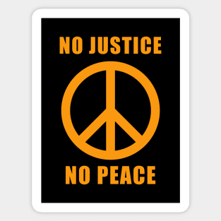 No Justice No Peace Sticker